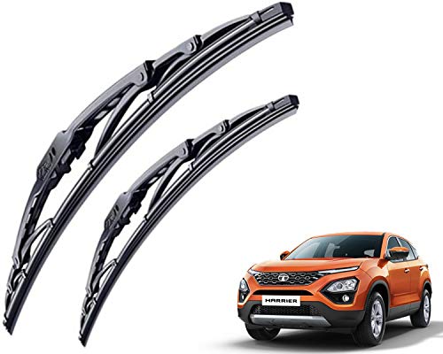 Image of WolkomHome High Performance OE Car Wiper Blade Replacement set of 2 Pc Right 26 inch Left 20 inch for Tata Harrier 2019