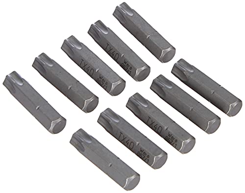Wera 05072412001 Torx Extra-Tough Bits 867/1 Z TX40 x 25 mm, Pack of 10