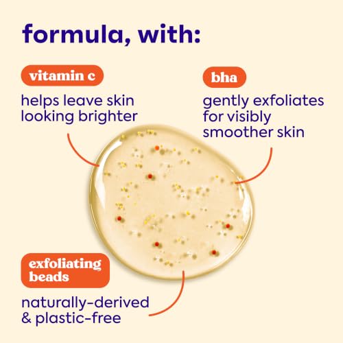 Image of Clean & Clear Morning Burst Oil-Free Facial Cleanser with Vitamin C & BHA, Daily Nourishing Face Wash Gently Cleanses to Remove Oil & Pore Clogging Impurities, 8 fl. oz