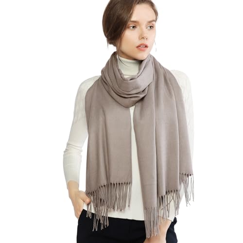 Image of RIIQIICHY Women's Fringe Shawl Wrap Pashmina Scarf for Wedding Evening