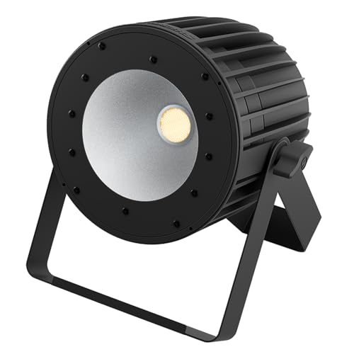 SHEHDS LED COB 200W Par Lights Cool White and Warm White 2in1 Stage Wash Lights 69 Degree Beam Angle DMX&Sound Actived Control Aluminum Alloy Shell Uplights for Disco DJ Church Wedding Conce