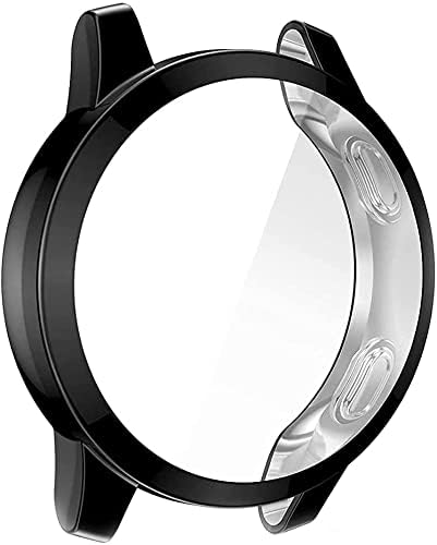 meteqi tpu protector case cover compatible with garmin vivoactive 4s 40mm black