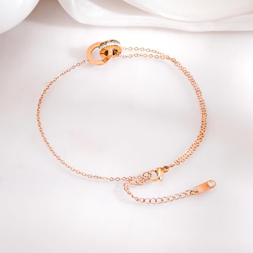 Image of Rubans Oxidised Anklets Jewellery Gift for Women & Girls | Kundan Ethnic Traditional