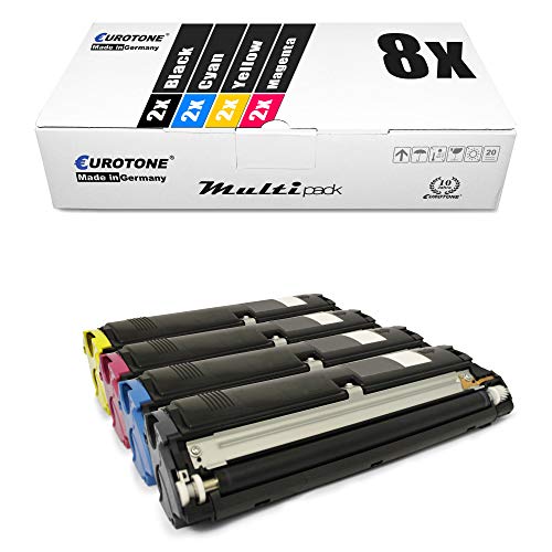 Cartouches de toner magicolor 2590 Eurotone lot de 8 de rechange pour imprimante