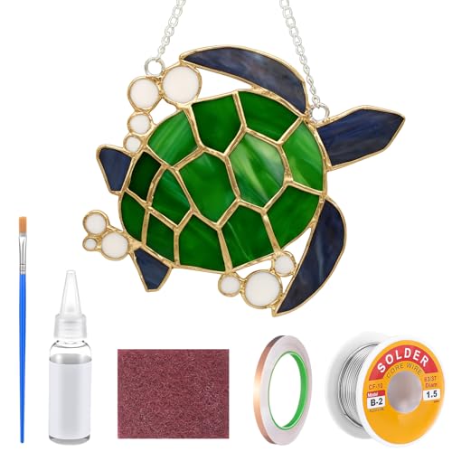 LemonRoad 1 Set Unfinished Sea Turtle Pre Cut Stained Glass