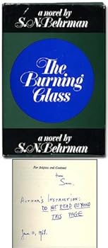 Hardcover The burning glass;: A novel, Book