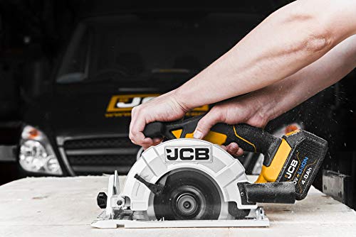Jcb Tools - Jcb 20V Circular Saw 6-1/2-Inch Power Tool With Adjustable Depth - No Battery - For Straight, Crosscuts, Bevel Cuts, Angled Cuts, Repeat Cuts, Woodworking, Home Improvements, Professionals #TOP5