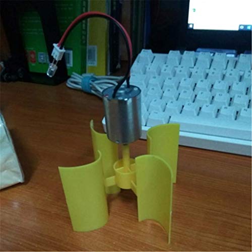 Keproving Mini Vertical Axis Type Wind Turbine Generator Model for Teaching Physical Power Generation Principle and DIY Science Education Experiment