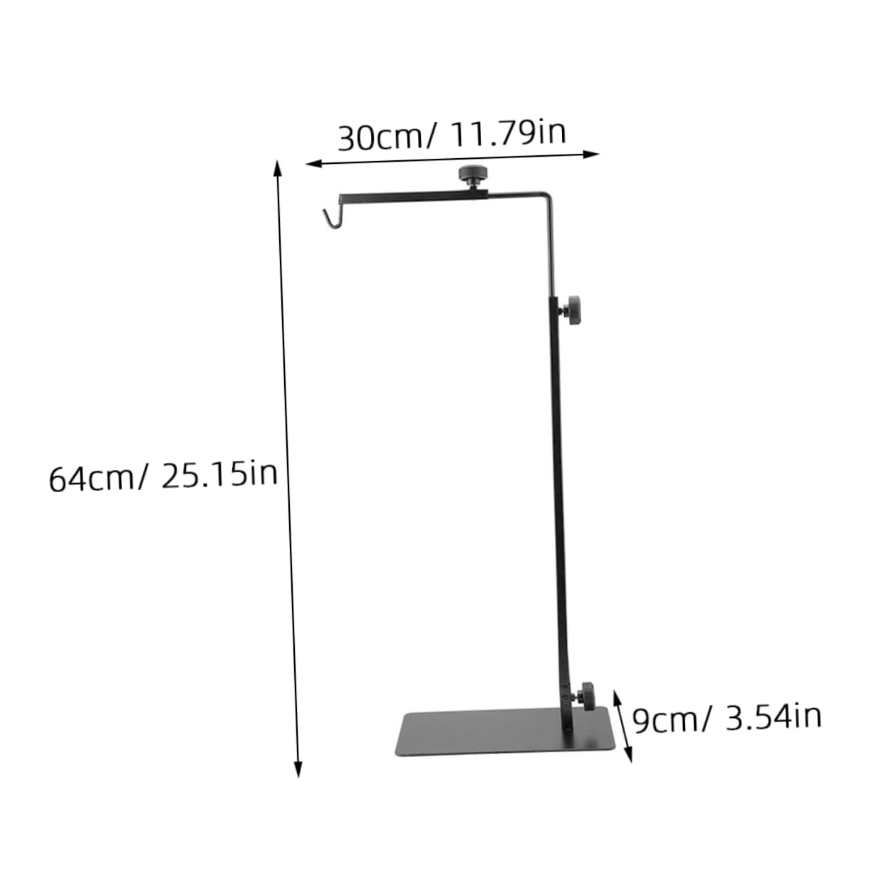 Hemobllo Supporto per Lampada per Rettili in Metallo Ad Altezza Regolabile Supporto per Lampada Riscaldante Facile da Installare e Utilizzare