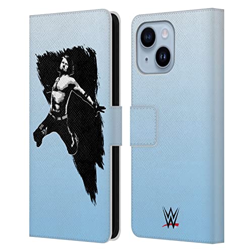 WWE AJ Styles Étui Portefeuille en Cuir pour iPhone 14 Plus Head Case Designs