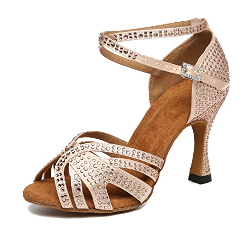 Chaussures de danse latine en strass pour briller lors de vos soirées de gala