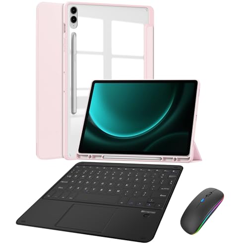 Étui clavier pour Samsung S10 FE 10,9 pouces, protection légère pour travailler au café