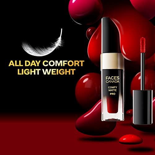 Image of FACESCANADA Comfy Matte Pro Liquid Lipstick - Frisky Brown 13, 5.5 ml | 10HR Longstay | Intense Color | Macadamia Oil & Olive Butter Infused | Lightweight Super Smooth | No Dryness | No Alcohol
