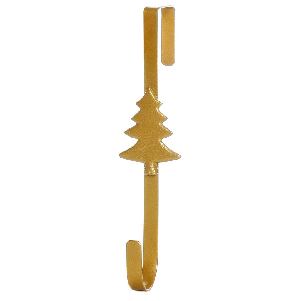 Dibor Tree Wreath Hanger Design Christmas Advent Wreath Front Door Hook - L29cm