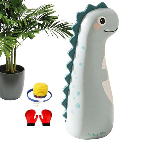 Aufblasbarer Boxsack für Boxausrüstung, 119 cm, mit Handschuhen und Pumpe | D-Beutel für Schlagübungen | für Outdoor-Training, Sport, Unterhaltung