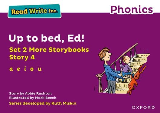 Read Write Inc Phonics: Purple Set 2 More Storybook 4 Up to bed, Ed ...