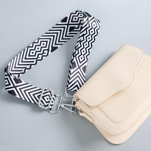 Image of chushui Silver Hardware Purse Strap,Replacement Crossbody Adjustable Shoulder Strap for Handbag Bag