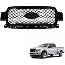 Front Radiator Grille Assembly Agate Black Replacement for 2018 2019 2020 F150