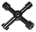 ARTESIA TOOL COMPANY: 4 Way 1-1/4 Inch Zinc Alloy Key Wrench by TOOLUSA