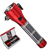SINSEN Emergency Flashlight for Car, Seatbelt Cutter Window Breaker, 16-in-1 Multifunctional Safe...