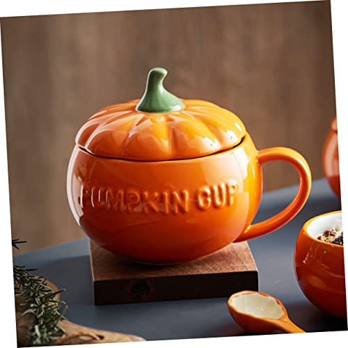 Tasse citrouille en céramique MAGICLULU idée cadeau originale orange