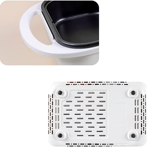Olla eléctrica multifuncional YYDS, recubrimiento antiadherente, color blanco miniatura 2