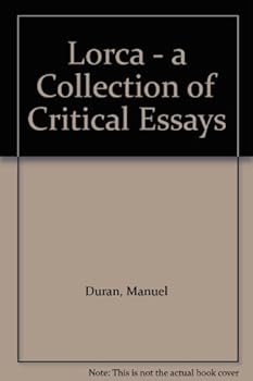 Hardcover Lorca - a Collection of Critical Essays Book