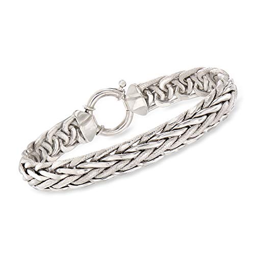 Ross-Simons Wheat-Link Bracelet in Sterling Silver