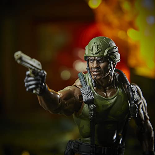 G.I. Joe Classified Series, Figura Especial de 15 cm - Heavy Artillery Roadblock - F2846 - Hasbro