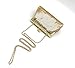 Vintage Clutch Purses for Women Retro Metal Mesh Handbag Kiss Lock Mini Evening Bag with Chain Strap for Women Wedding Party Cruise Prom Gift (Gold)