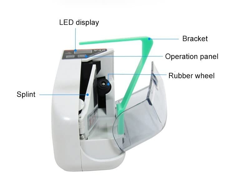 DeHMY-Handheld-Cash-Counting-Machine-Money-Counter-Currency-Discriminator-Counter-V30-Mini-Portable-Bill-Counter-with-BatteryPlug-Handy-Money