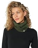 DANISH ENDURANCE Merino Neck Gaiter One Size Green 1-pack