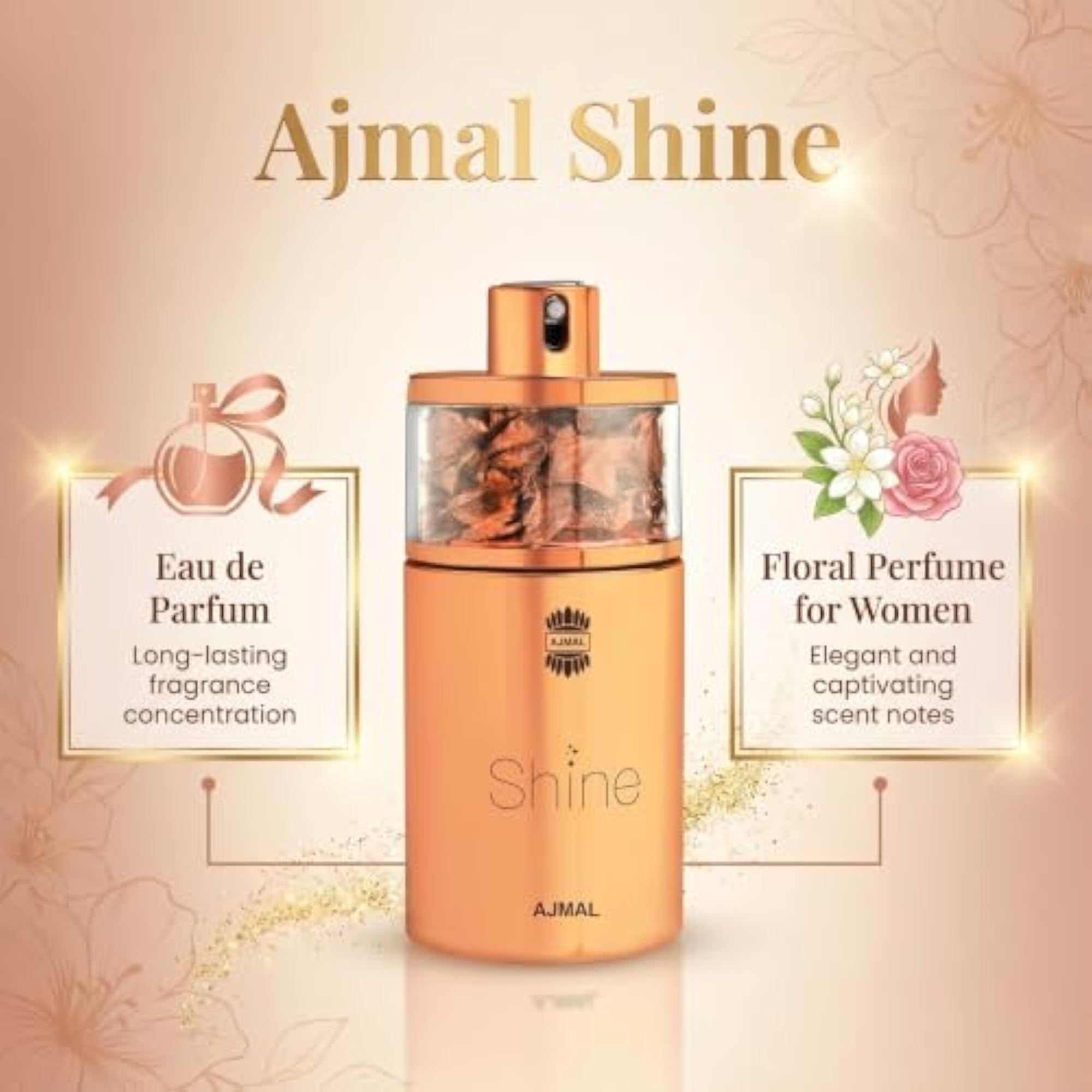 AJMAL Women Shine Edp Spicy Spray 75ml