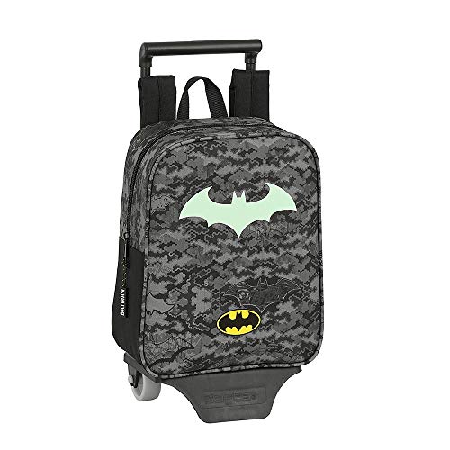 Batman Mini Mochila con Ruedas para Niños  Bolso de Viaje Equipaje Infantil  Diseño
