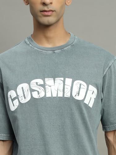 Image of Grey Acid Wash T-Shirt