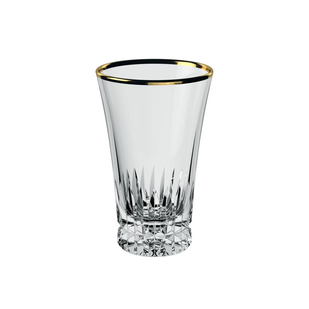 Villeroy & Boch - Grand Royal Gold zestaw szklanek do long drinków ze złotą obwódką, szklanki do koktajli i long drinków, 300 ml, szkło kryształowe, bezbarwne