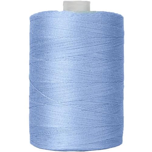 Image of ThreadArt Cotton Quilting Thread, 1000M 50 /3, Light Blue 302 | Long staple cotton thread for quilting, sewing and serging. Low-lint, smooth thread for clean stitches and strong seams.