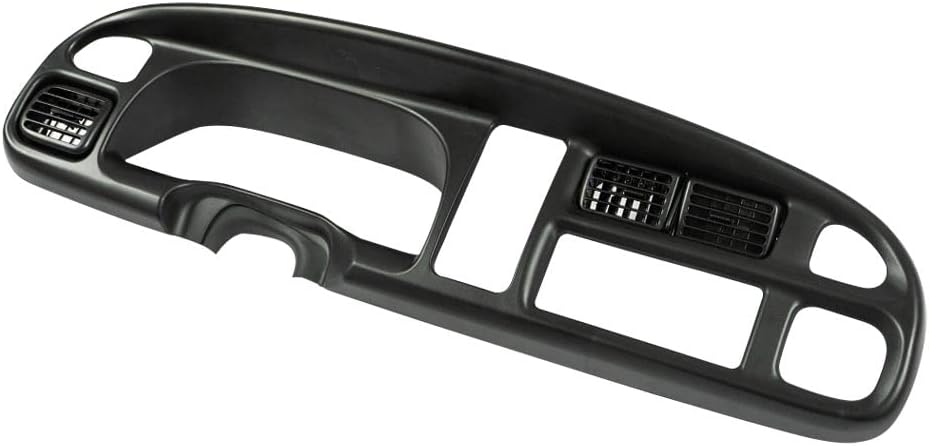 PIT66 Dash Board Bezel Cover Compatible with 1998 1999 2000 2001 2002 Dodge Ram 1500 2500 3500 Instrument Panel Cover w/Vents