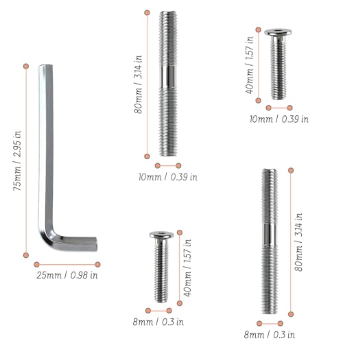 Set de tornillos de repuesto para poste rascador de gato miniatura 2