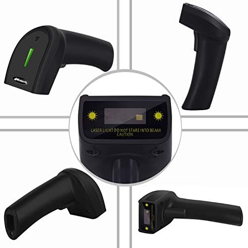 Alacrity 2D 1D Wireless Barcode Scanner,QR Datamatrix Handheld 2.4GHz Wireless Bar Code Reader,Capture Barcodes from Mobile Phone Screen,with Vibration Function