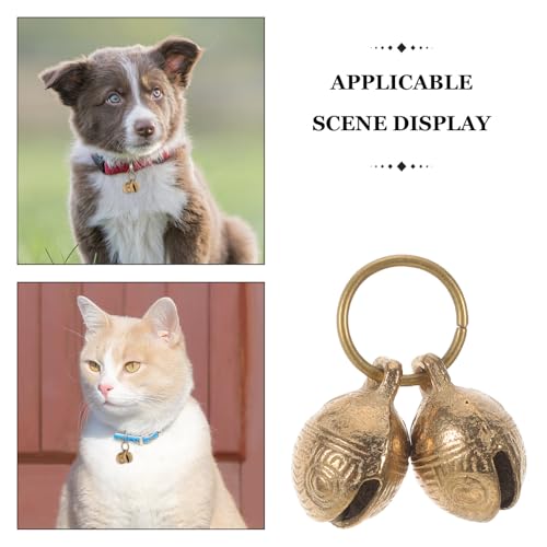 Cascabeles para collar de perro pequeños para localizar a tu mascota en el jardín de casa 4