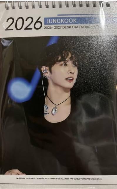 Amazon.co.jp: ジョングク グッズ 2026年-2027年 2年分 卓上カレンダー