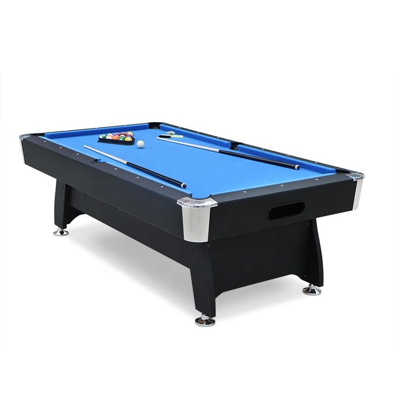 7ft Auto Ball Return Billiard Pool Table for Club Family Indoor Gym Games Billiards Table - All Accessories Included, Scratch Resistant Luster Long Finish