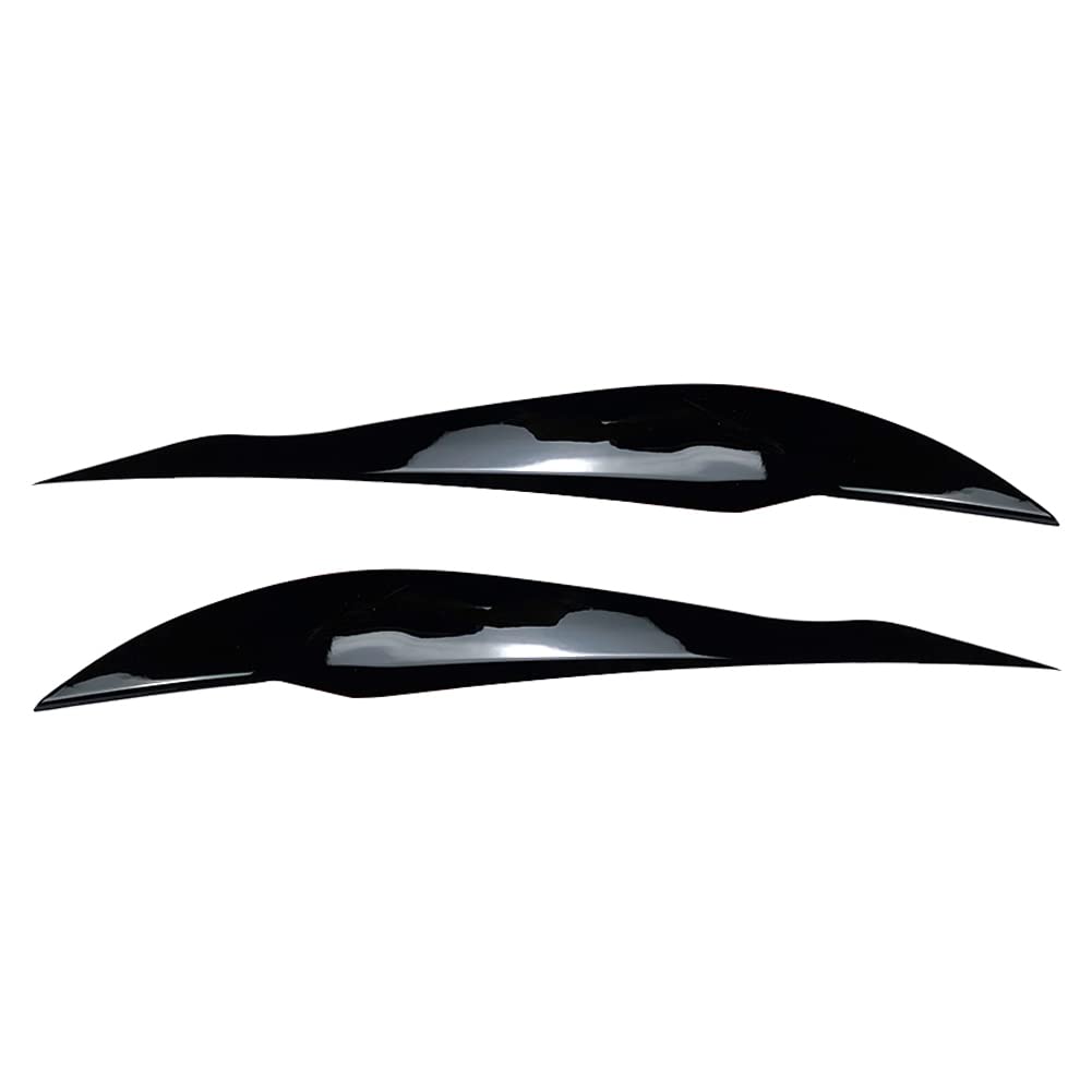 FSFYUK Adesivo per la copertura delle palpebre del faro, adesivo decorativo per la copertura delle palpebre del faro per Serie 3 F30 F31 2013 2014 2015 2016 2017 2018, Nero lucido