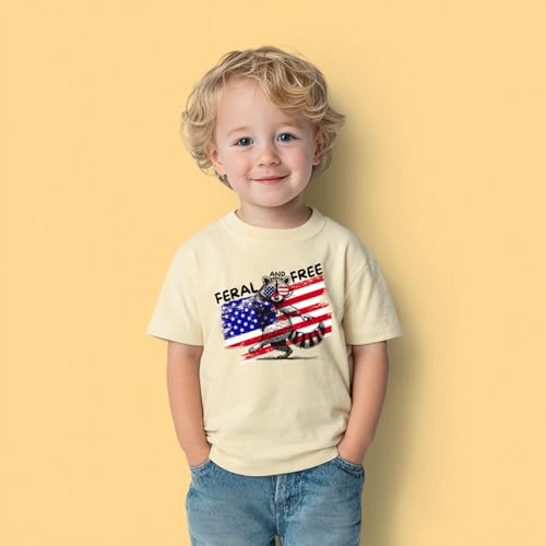 Image of Boys Constitution Day 250 Anniversary USA Shirt Independence Shirt 3-8T | for Kids Boys Girls Toddlers 3T-8T, 4th of July Dinos Flag Patriotic Tee, Independence Day
