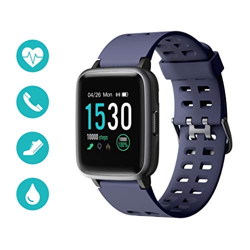 Huyeta Smartwatch,Reloj Inteligente con con Oxímetro de Pulso  Esfigmomanómetro y Pulsómetro Impermeable Reloj Inteligente Pulsera de  Actividad Inteligente para Android y iOS (2) : Amazon.es: Electrónica