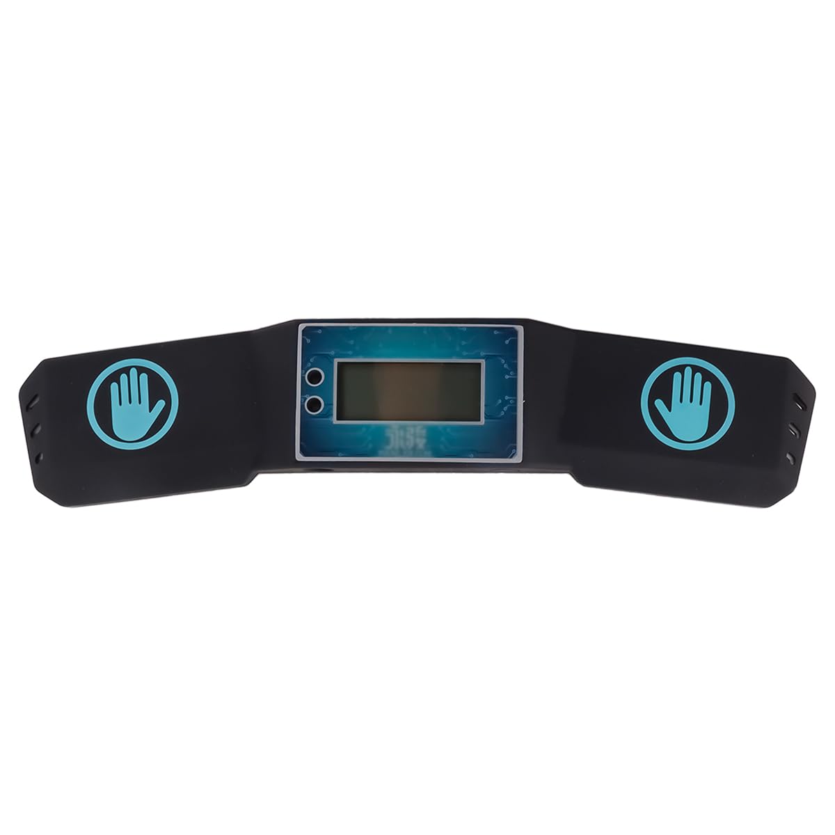 Temporizador de competición de velocidad negro para cubos apilables con pantalla táctil y equipo de carreras de rompecabezas.