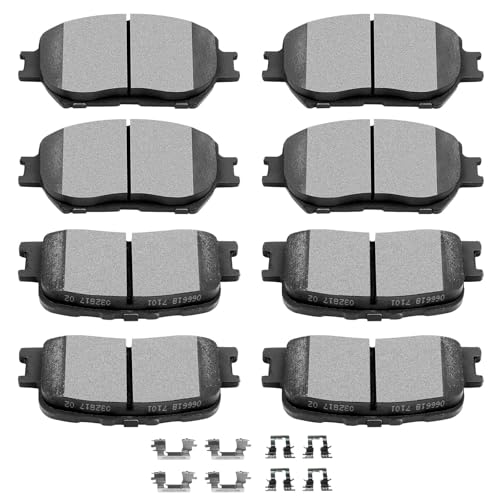 Image of SCITOO D908 D885 Ceramic Brake Pads Sets Front & Rear Replacement For Toyota For Camry 2002-2006