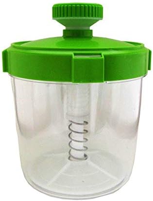 Pote Transparente com Tampa Verde - 3,3 L - Pote Grande para Faze...