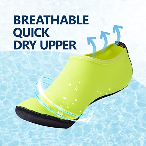 Image of JACKSHIBO Water Shoes for Women Men Quick-Dry Swim Shoes Beach Water Socks